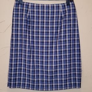 SALE🌞3/$30🌞 Christy Girl Plaid Lined Skirt 10